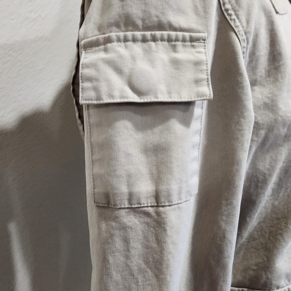 Vintage Ralph Lauren Polo Sport Sportswoman 90s Safari Utility Khaki Jacket sz 6 - Picture 6 of 11